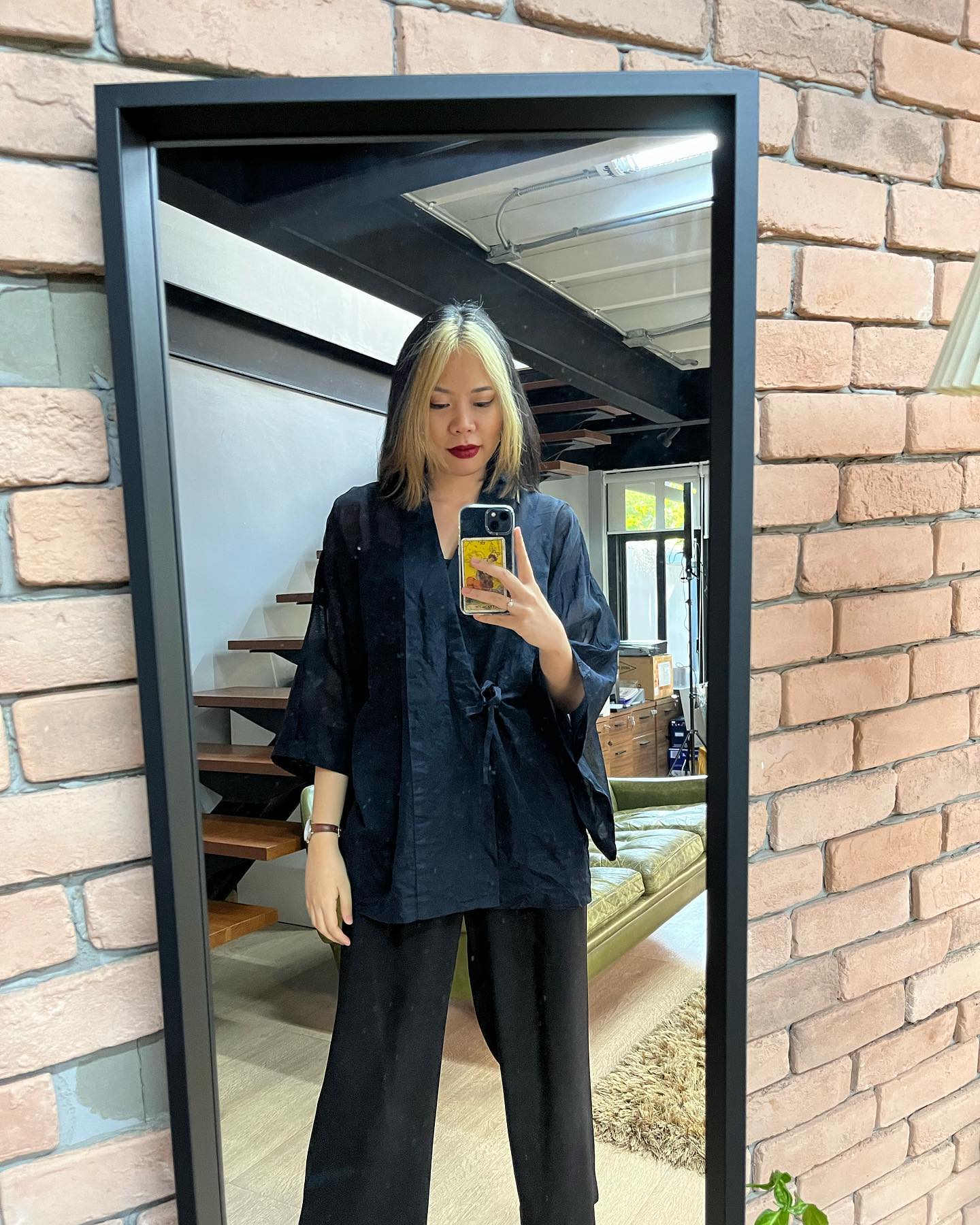 Customer wearing Sumo Vintage