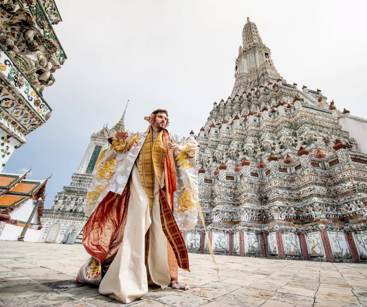 Customer wearing Sumo Vintage