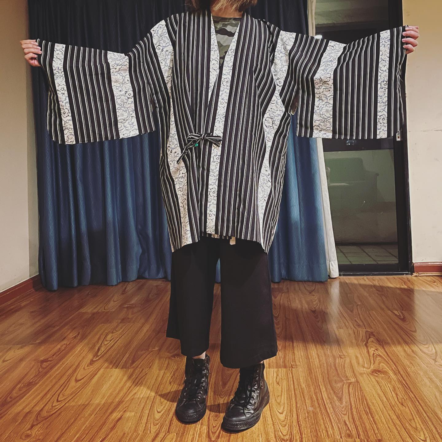 Customer wearing Sumo Vintage